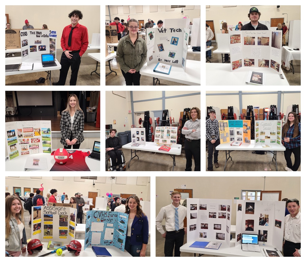 Senior Project Display booths