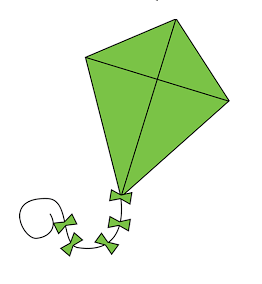 Green kite